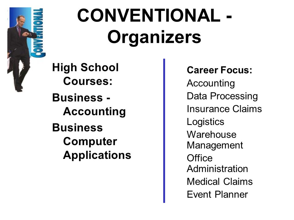 Conventional accounting